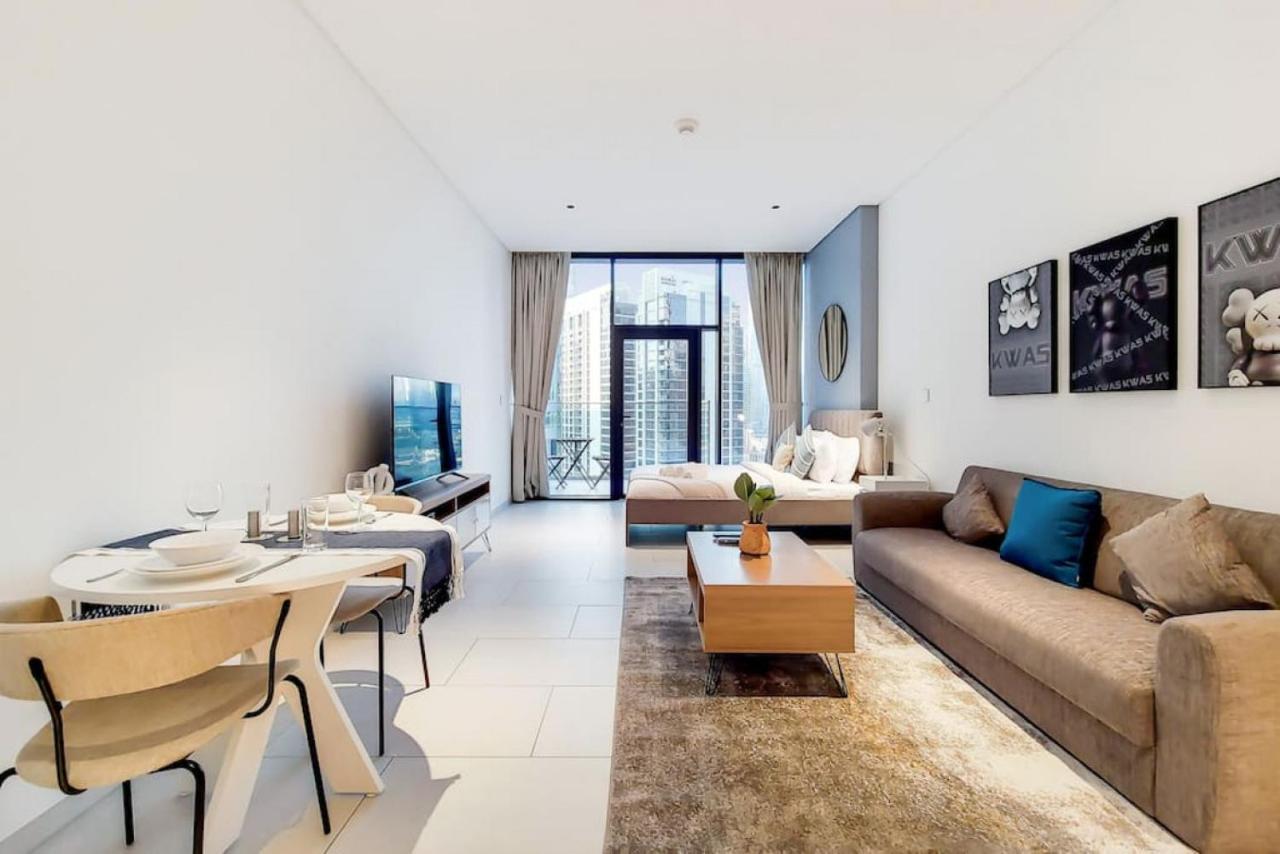 Marquise Square Tower, Business Bay - Bright Studio Dubai Dış mekan fotoğraf